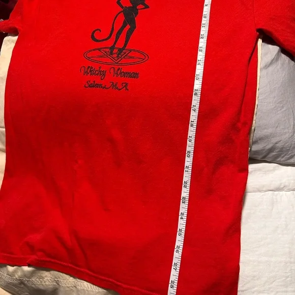 Vintage 90s Salem Massachusetts Witchy Women T Shirt Medium - Picture 6 of 12